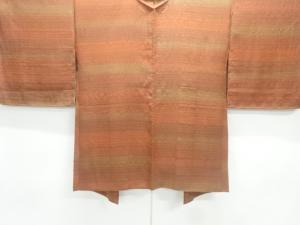 未使用品　銀通し　横段模様羽織